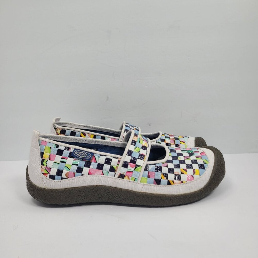 Keen Multicolor Checkered Flats